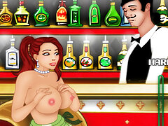 The game is simple, you must pour, shake and make your cocktail! Use mouse to play this game, and click on the different bottles on the bar to create best cocktail mix which make her pussy wet!
